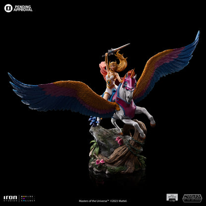 SHE-RA AND SWIFT WIND DELUXE - MASTERS OF THE UNIVERSE - ART SCALE 1/10 - (PRE-ORDER)