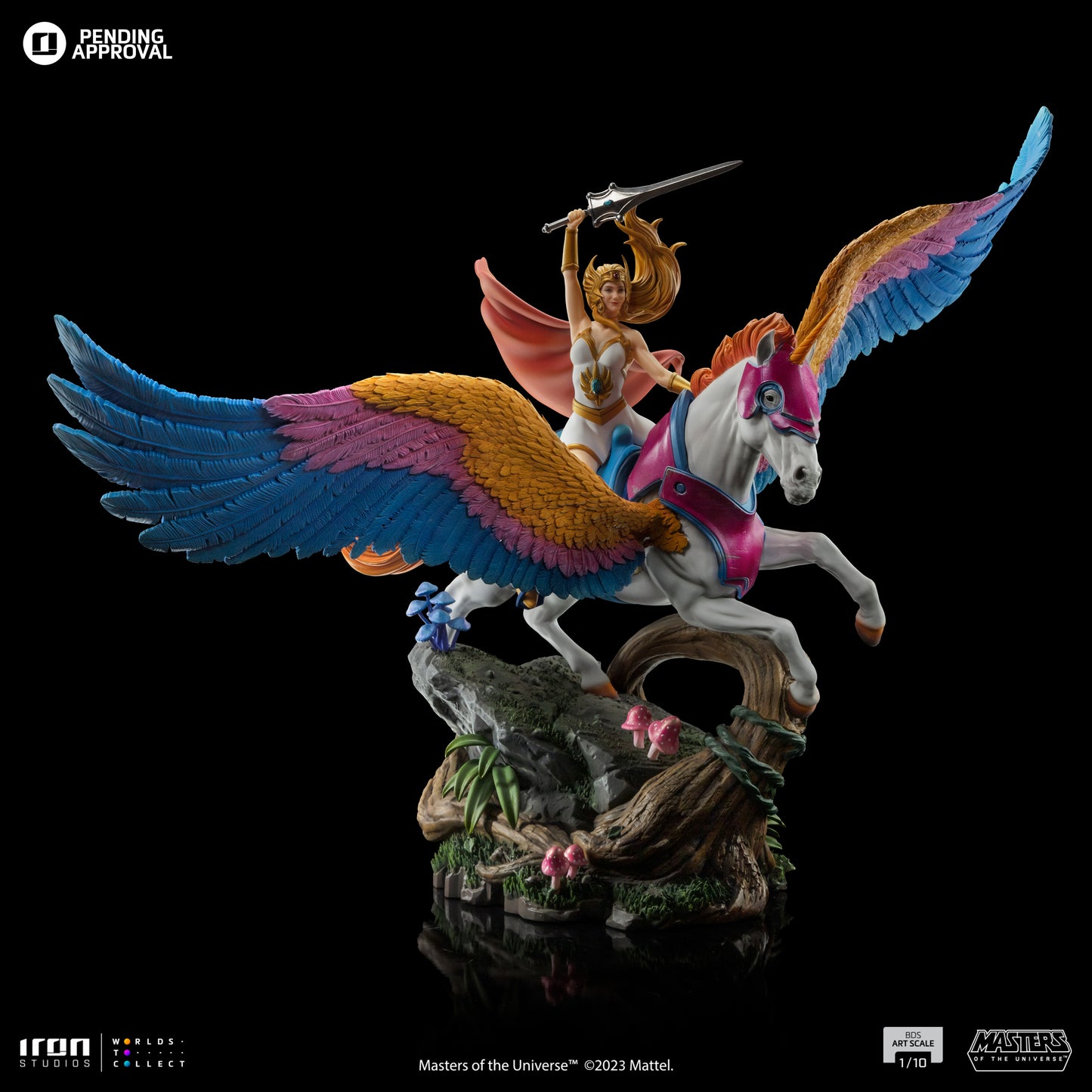 SHE-RA AND SWIFT WIND DELUXE - MASTERS OF THE UNIVERSE - ART SCALE 1/10 - (PRE-ORDER)