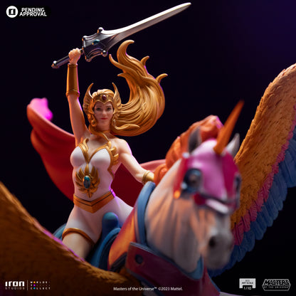 SHE-RA AND SWIFT WIND DELUXE - MASTERS OF THE UNIVERSE - ART SCALE 1/10 - (PRE-ORDER)