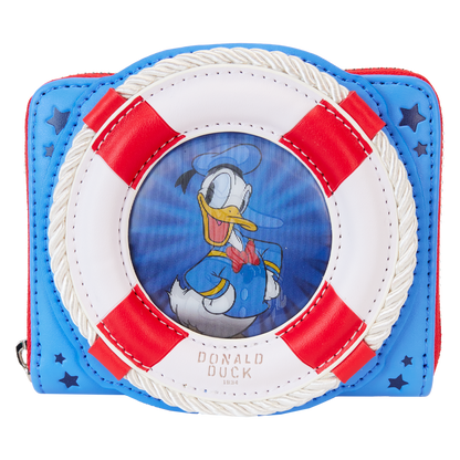 Donald Duck 90th Anniversary Lenticular Zip Around Wallet