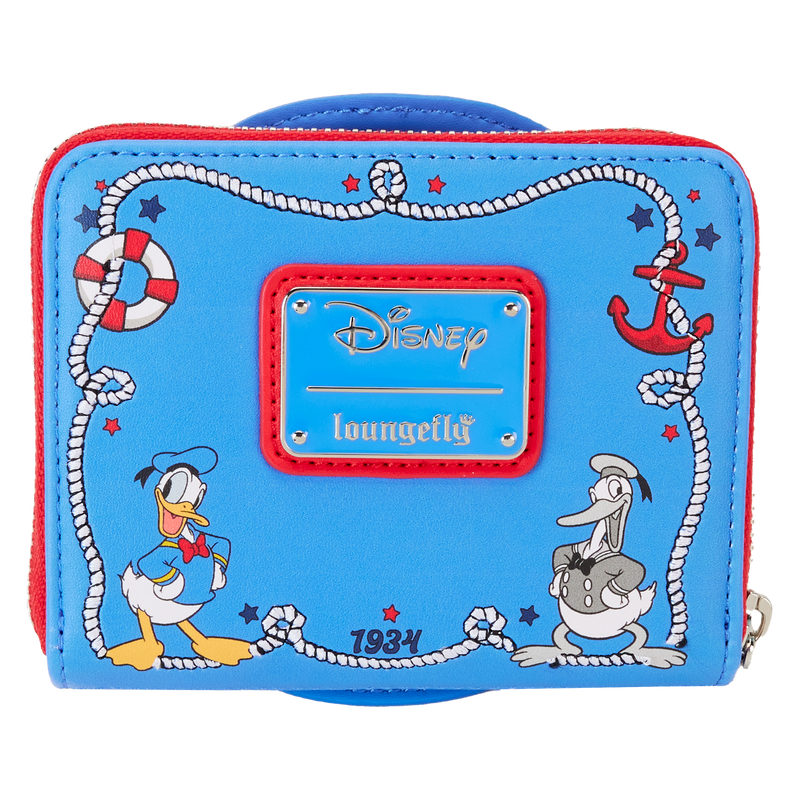 Donald Duck 90th Anniversary Lenticular Zip Around Wallet