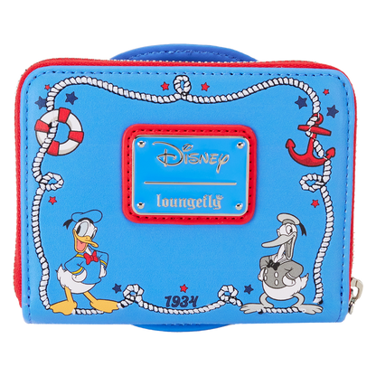 Donald Duck 90th Anniversary Lenticular Zip Around Wallet