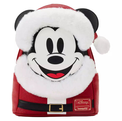 Disney Glitter Mickey Mouse Santa Mini Backpack