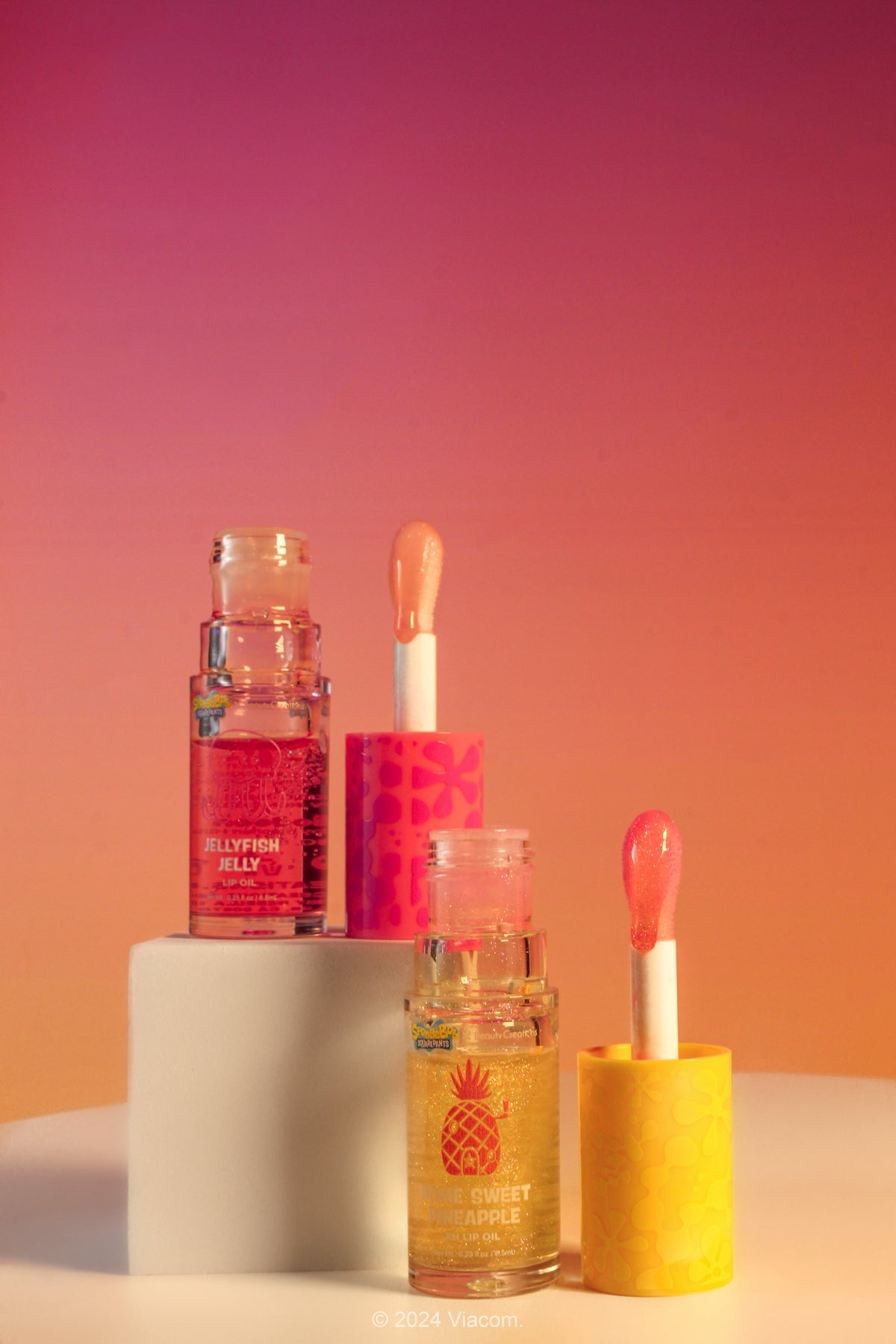 SPONGEBOB "JELLYFISH JAM" LIP OIL SET (PRE-ORDER - JAN)