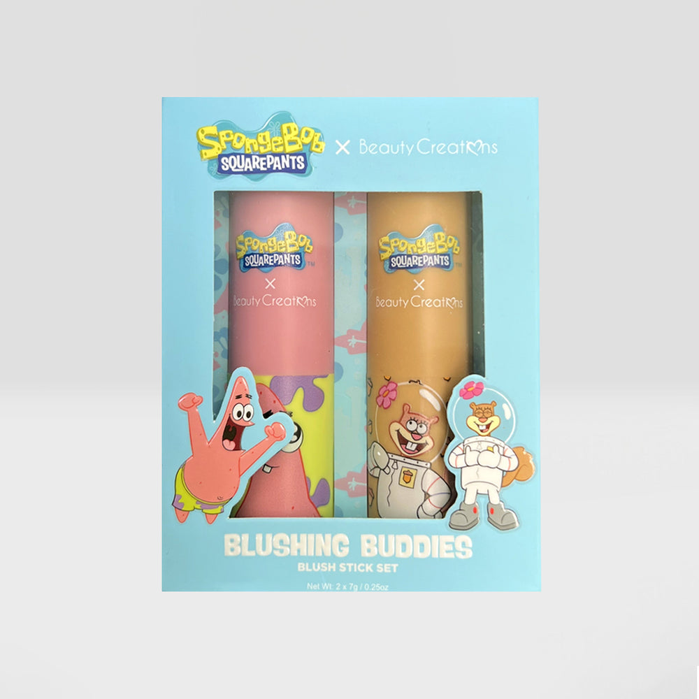 SPONGEBOB "BLUSHING BUDDIES" BLUSH STICK SET (PRE-ORDER - JAN)