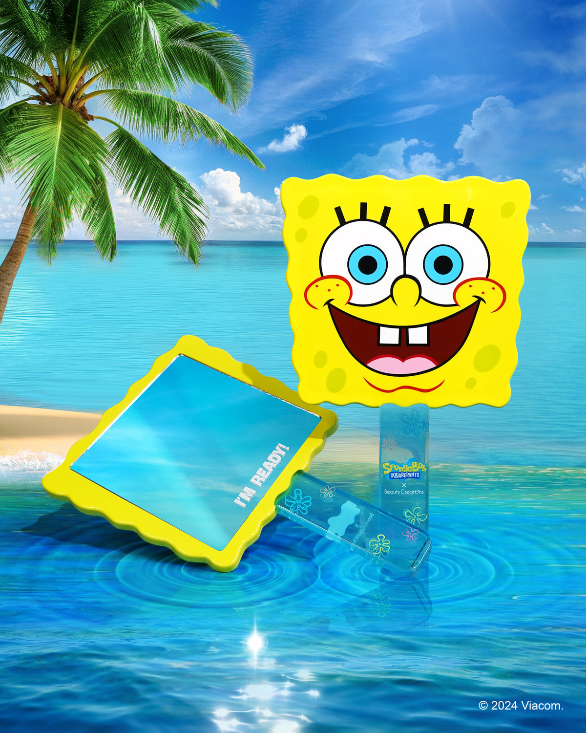 SPONGEBOB "I'M READY" HANDHELD MIRROR (PRE-ORDER - JAN)