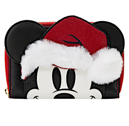 Disney Glitter Mickey Mouse Santa Wallet