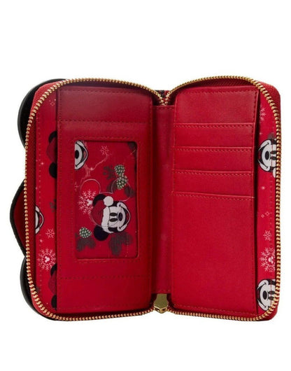 Disney Glitter Mickey Mouse Santa Wallet