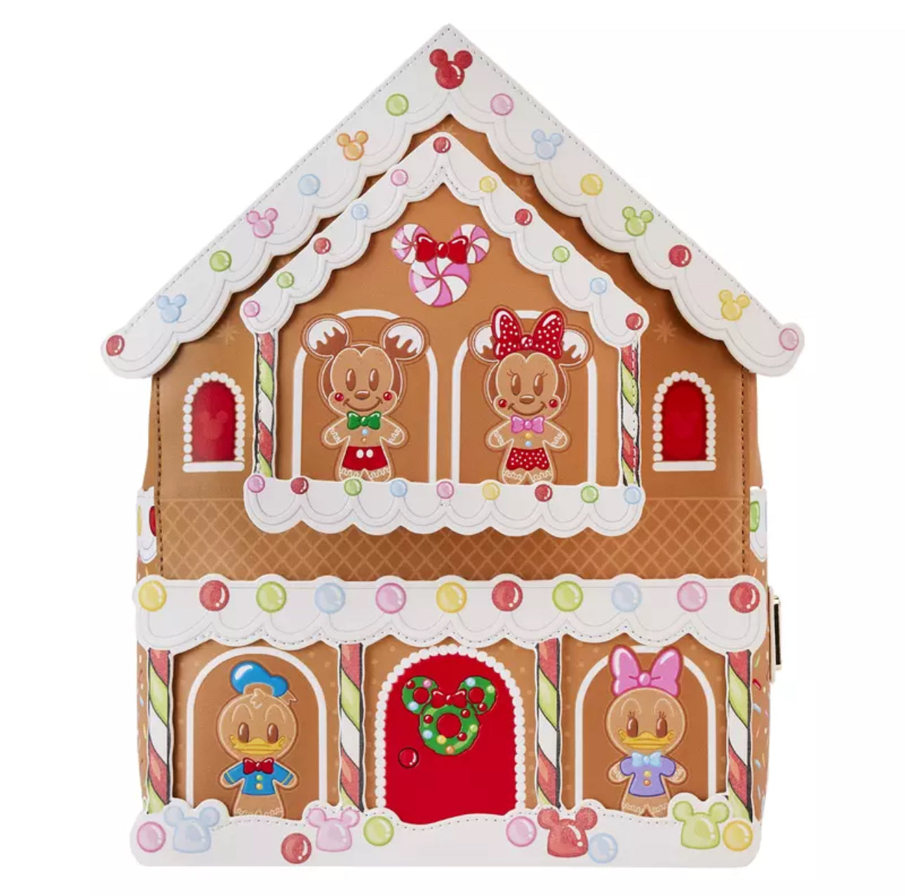 Mickey Mouse and Friends Gingerbread Holiday House Mini-Backpack