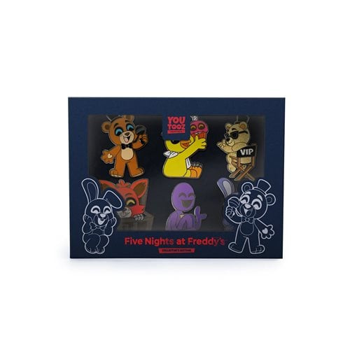 Five Nights at Freddys Pin Collection Boxed Set of 6