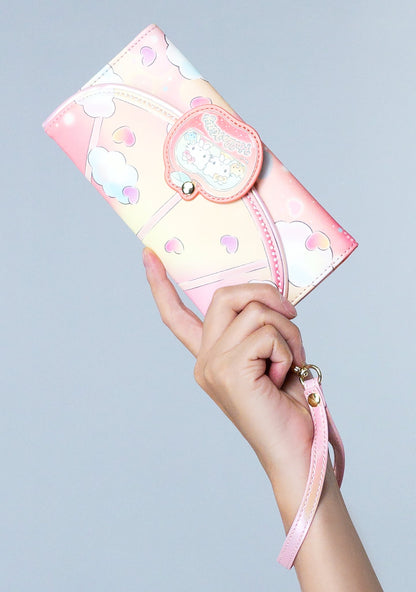 Sanrio Hello Kitty Carnival Flap Wristlet Wallet