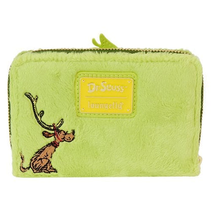 Dr. Seuss' How The Grinch Stole Christmas! Plush Cosplay Glow Zip Around Wallet