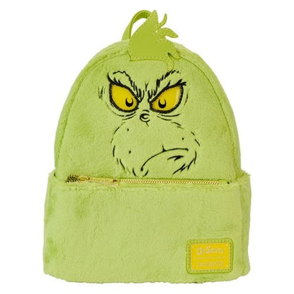 Dr. Seuss' How The Grinch Stole Christmas! Plush Cosplay Light Up Mini Backpack