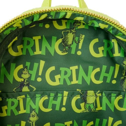 Dr. Seuss' How The Grinch Stole Christmas! Plush Cosplay Light Up Mini Backpack