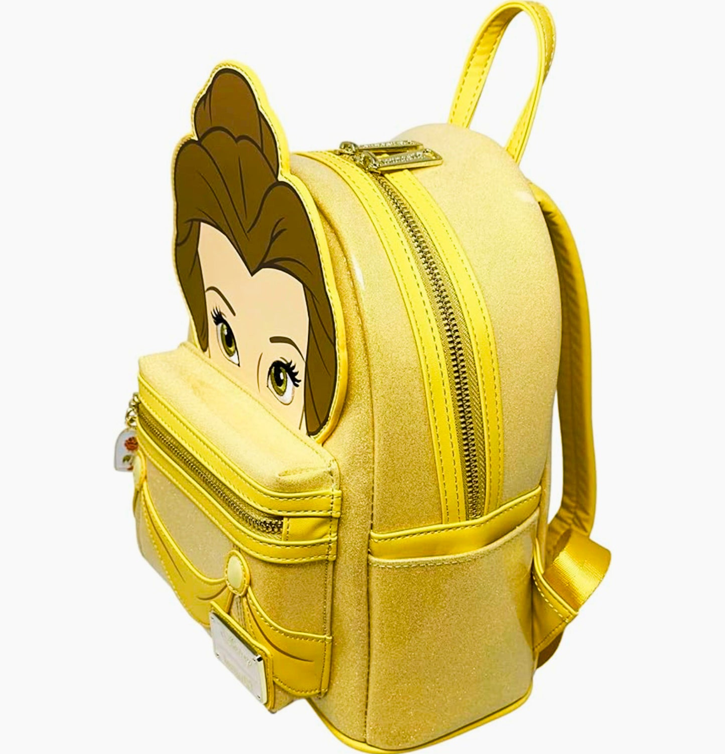 Disney Beauty and Beast Belle Shimmery Cosplay Mini Backpack