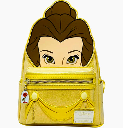 Disney Beauty and Beast Belle Shimmery Cosplay Mini Backpack