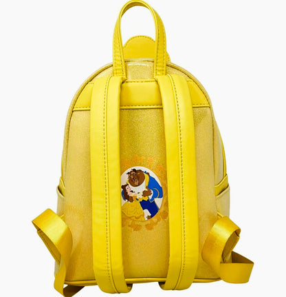 Disney Beauty and Beast Belle Shimmery Cosplay Mini Backpack