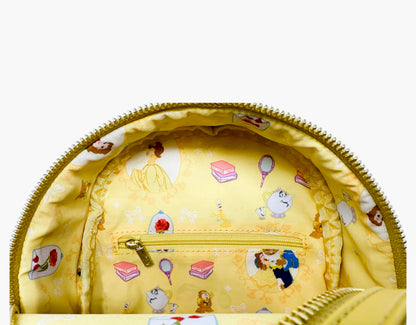 Disney Beauty and Beast Belle Shimmery Cosplay Mini Backpack