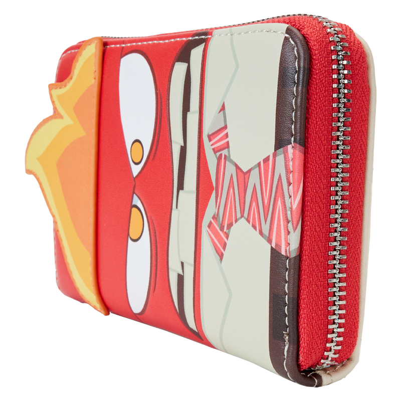 Inside Out  Anger Cosplay Glow Zip Around Wallet