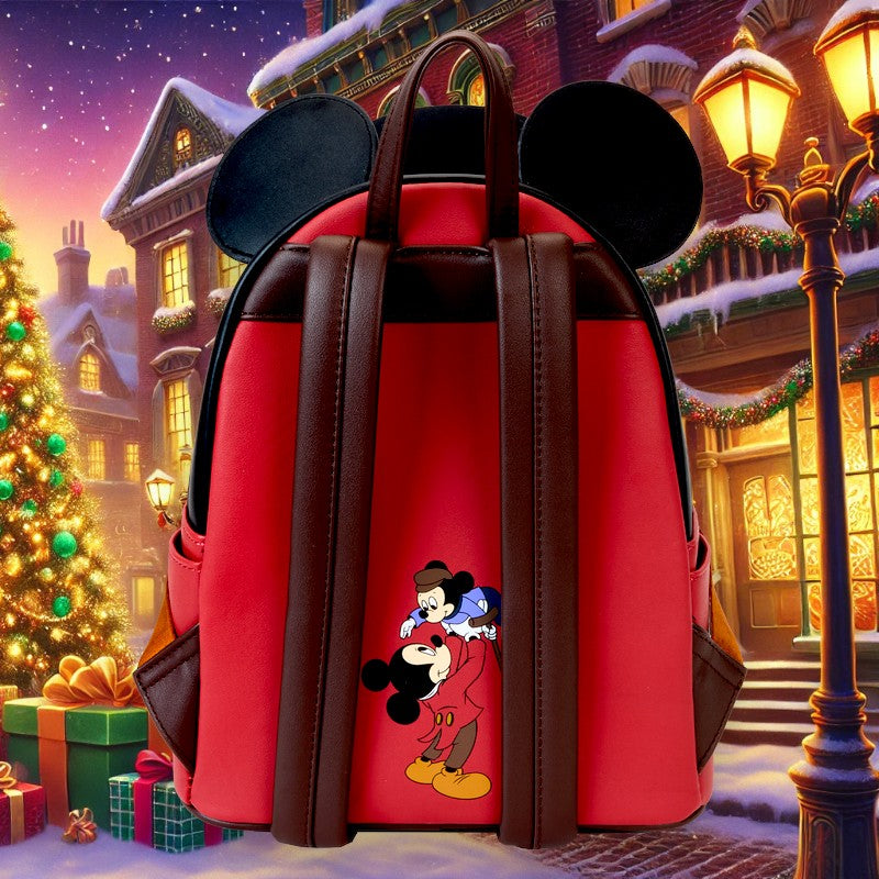 Mickey Mouse Christmas Carol Bob Cratchit Cosplay Mini Backpack