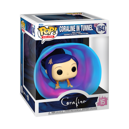 Coraline 15th Anniversary Coraline in Tunnel Deluxe Funko Pop! Vinyl Figure #1643 (PRE-ORDER - JAN 2025)