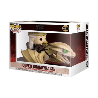 House of the Dragon Queen Rhaenyra with Syrax Deluxe Funko Pop! Vinyl Ride #305