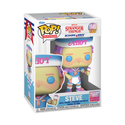 Stranger Things Steve with Ice Cream (Scoops Ahoy) Funko Pop! Vinyl Figure #1545