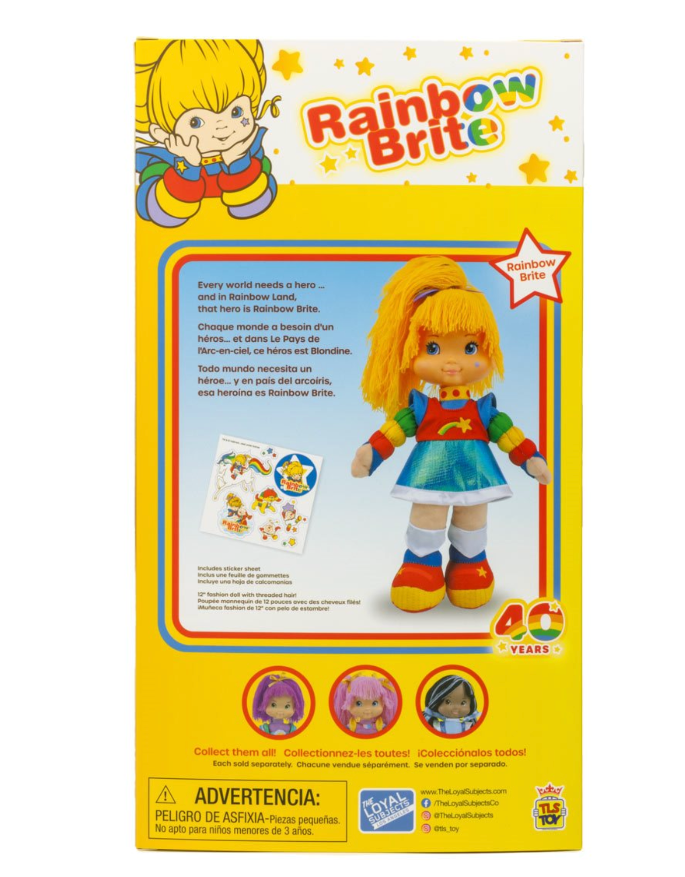 Rainbow Brite 12-Inch Plush Doll