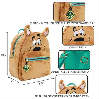 Scooby Doo 3D Plush Mini Backpack (PRE-ORDER)