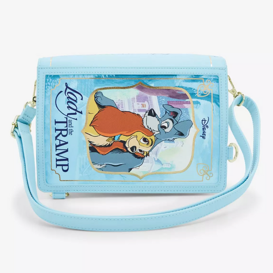 Lady and the Tramp Classic Book Convertible Crossbody Purse