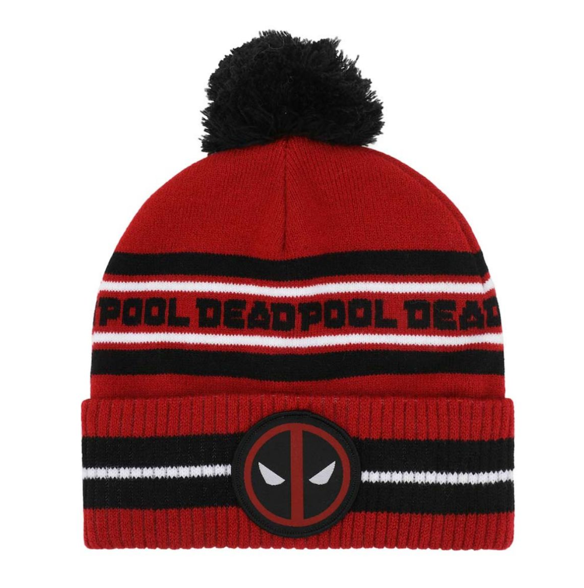 Marvel Deadpool Pom Cuff Beanie (PRE-ORDER)