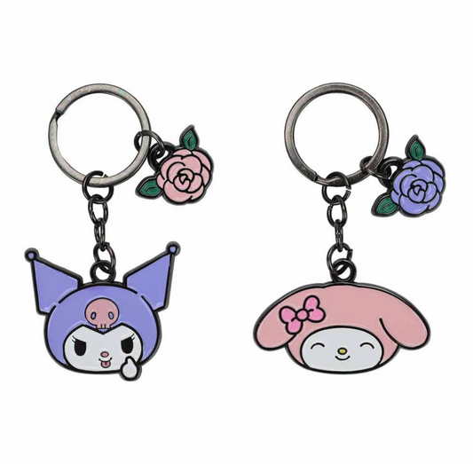 Kuromi & My Melody Bestie Keychains (PRE-ORDER)