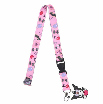 Kuromi Cherries & Cake Lanyard (PRE-ORDER)