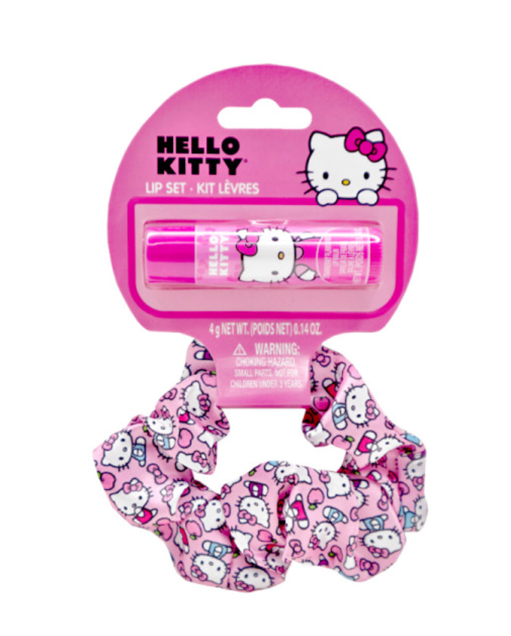 Hello Kitty Lip Balm and Hair Scrunch Set - (PRE-ORDER)