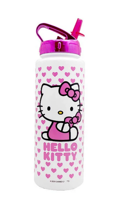 Hello Kitty 30 oz Sports Bottle with Straw - (PRE-ORDER)