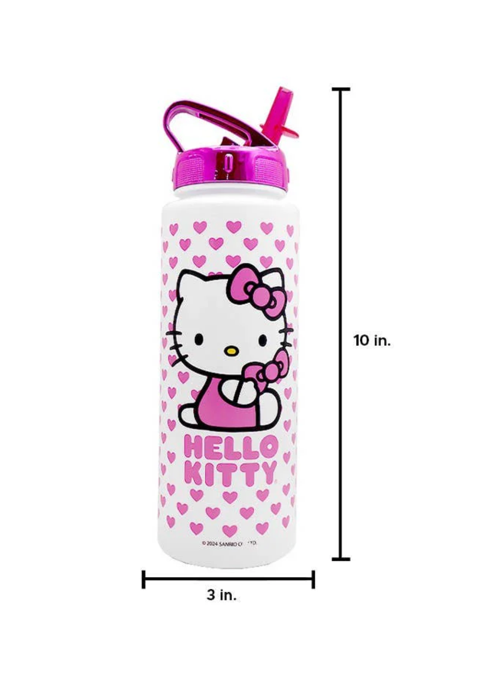 Hello Kitty 30 oz Sports Bottle with Straw - (PRE-ORDER)