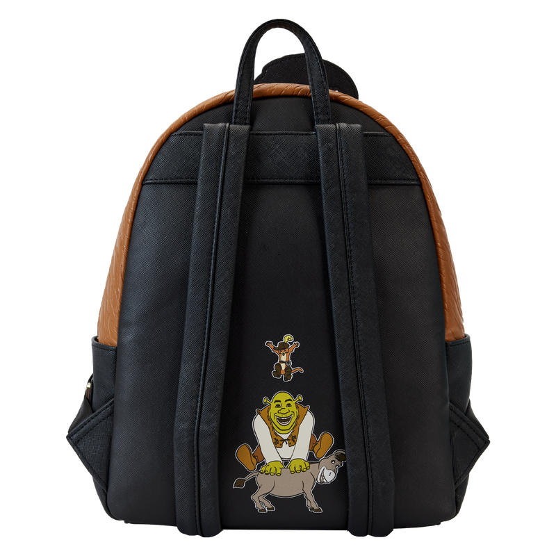 Shrek, Donkey, & Puss in Boots Trio Triple Pocket Mini Backpack