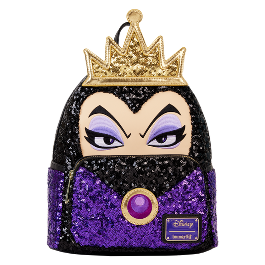 Snow White Evil Queen Sequin Cosplay Mini Backpack