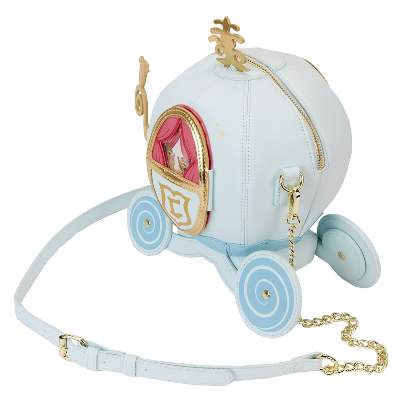 Stitch Shoppe Cinderella Exclusive Pumpkin Carriage Figural Crossbody Bag