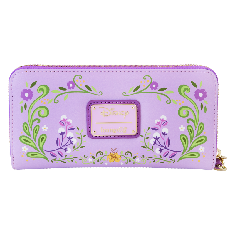 Tangled Rapunzel Princess Series Lenticular Zip Around Wristlet Wallet