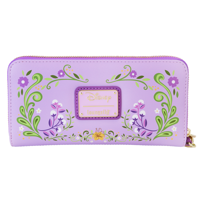 Tangled Rapunzel Princess Series Lenticular Zip Around Wristlet Wallet