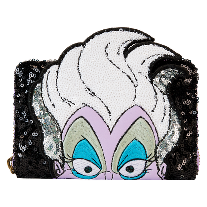 Ursula Sequin Cosplay Zip Around Wallet