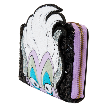 Ursula Sequin Cosplay Zip Around Wallet