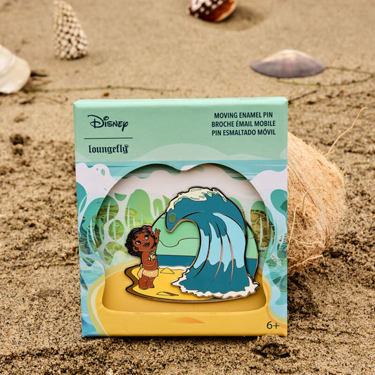 Young Moana Ocean Waves 3" Collector Box Sliding Pin (PRE-ORDER)