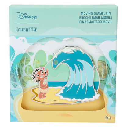 Young Moana Ocean Waves 3" Collector Box Sliding Pin (PRE-ORDER)