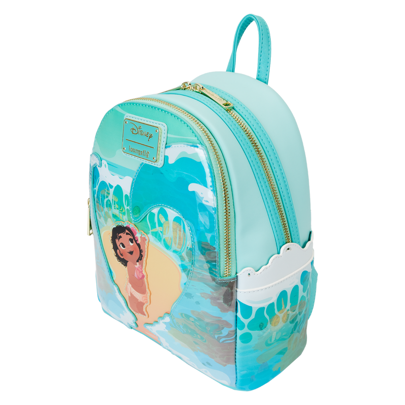 Young Moana Ocean Waves Glow Mini Backpack