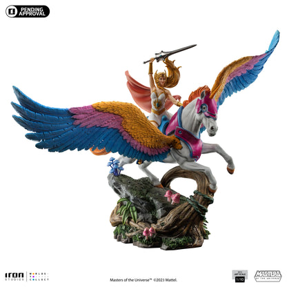 SHE-RA AND SWIFT WIND DELUXE - MASTERS OF THE UNIVERSE - ART SCALE 1/10 - (PRE-ORDER)